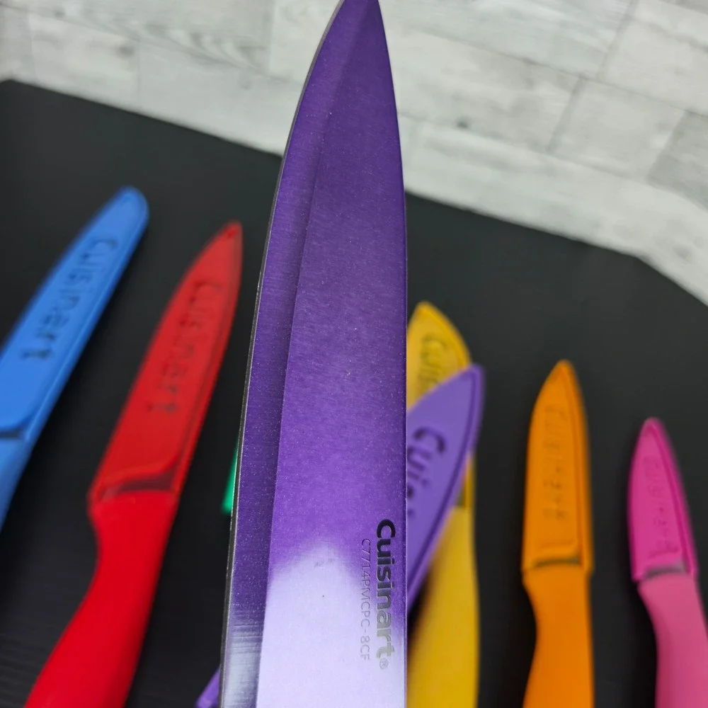 Cuisinart Advantage 14 Piece Knife Set with Blade Guards Multicolor C7714PMPC